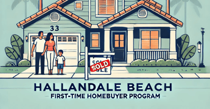 Hallandale Beach First Time Homebuyers Program assistance illustration