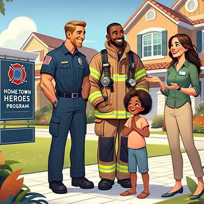 Essential workers talking about florida hometown heroes program