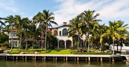 Luxury mansion in exclusive part of Fort Lauderdale known as small Venice Florida