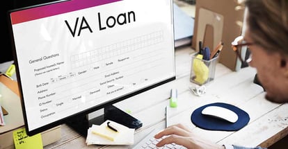 A Veterans applying for VA Loan online