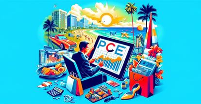 A financial analyst analyzing PCE data