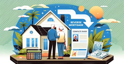 A knowledgeable couple with a comprehensive guidebook about reverse mortgages