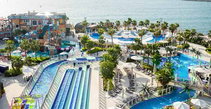 Aerial view of Waterpark