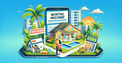 An illustration emphasizing the aspects of generating rental income for VA loan eligibility