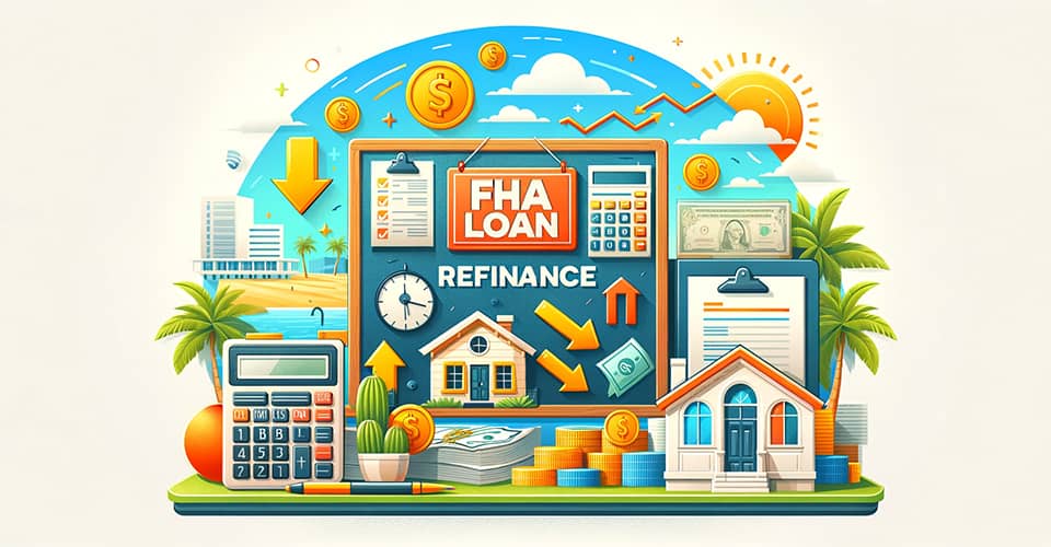 An illustration emphasizing the concept of refinancing FHA loans in Florida