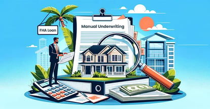 An illustration emphasizing the thorough and personalized nature of manual underwriting for FHA loans