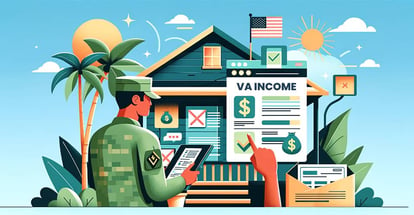 An illustration emphasizing the understanding of income criteria for VA loans