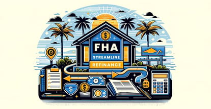 An illustration highlighting the concept of FHA Streamline Refinance in Florida