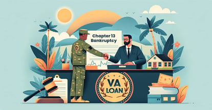 An illustration highlighting the path to securing VA Loan after Chapter 13 Bankruptcy