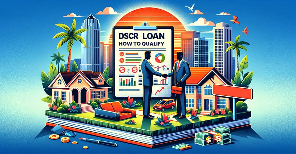 An illustration highlighting the savvy approach to DSCR loan qualification