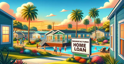 An illustration symbolizing the accessibility of homeownership through Manufactured Home Loan Program