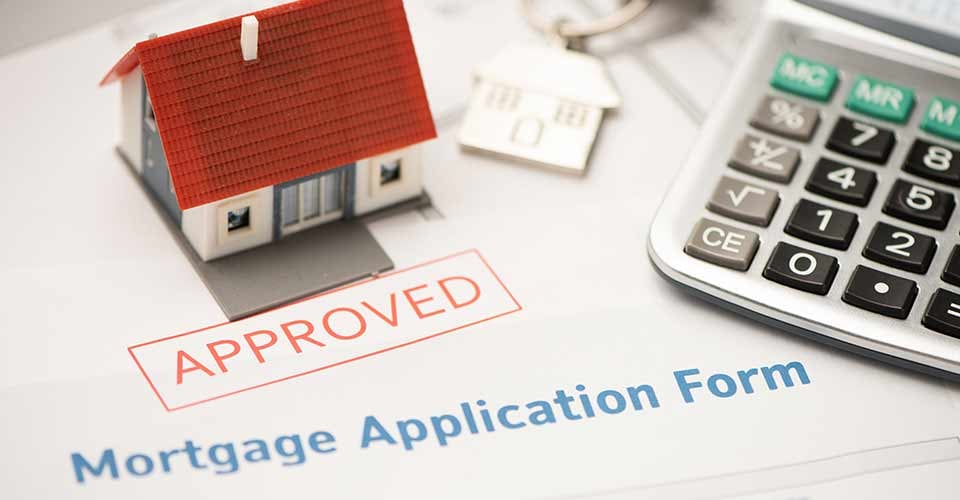 Approved mortgage loan agreement application