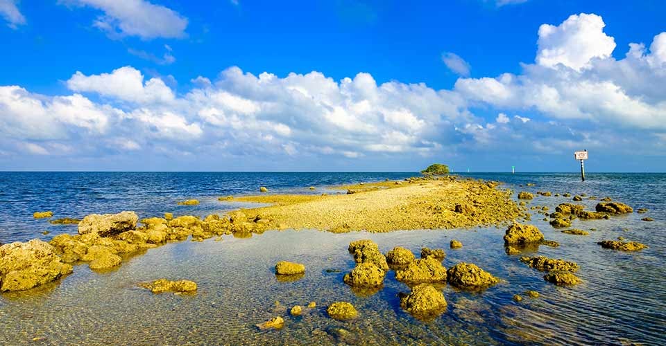 Beautiful Biscayne National Park vista from Black Creek Trail