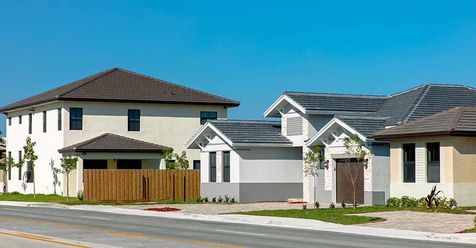Beautiful Modern new construction homes in a residential area in Florida