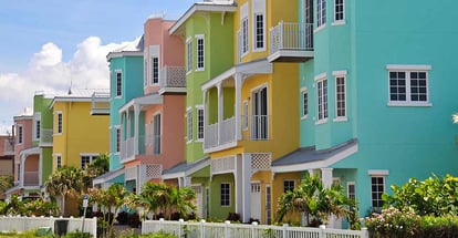 Colorful Beach Condominiums