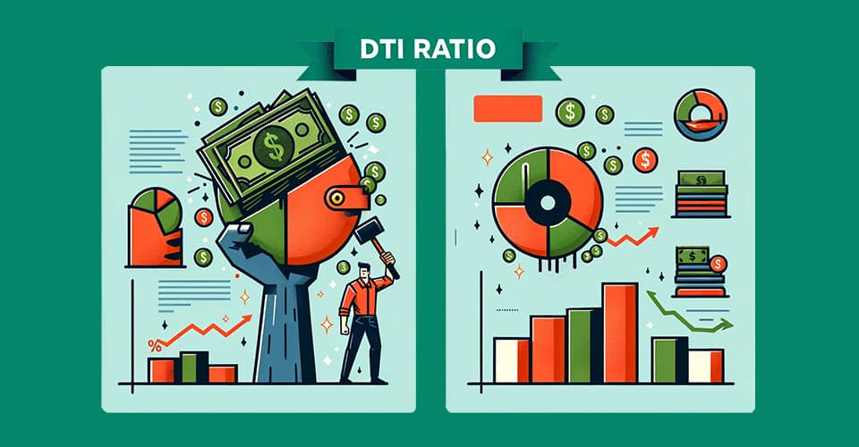 Decreasing debt and an increasing income trend