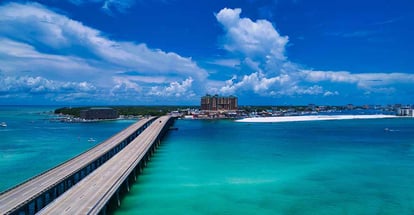 Destin Bridge at East Pass in Florida
