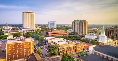 Downtown skyline in Tallahassee Florida