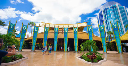 Entrance of Volcano Bay Universal in Orlando Florida