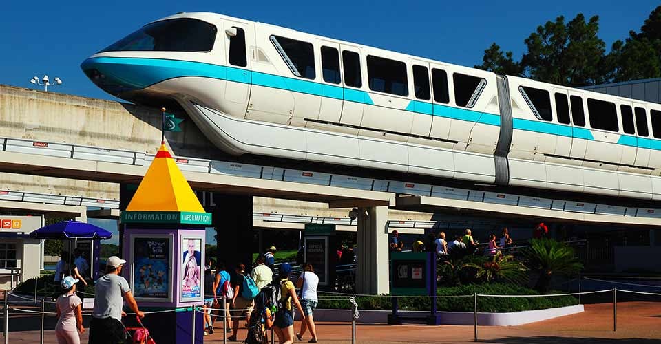 Entrance of Walt Disney World in Orlando Florida