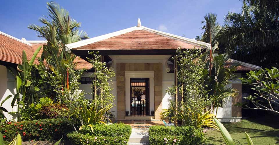 Entrance to a villa in Florida