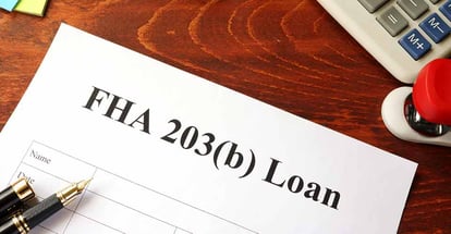 FHA 203b loan policy in an office