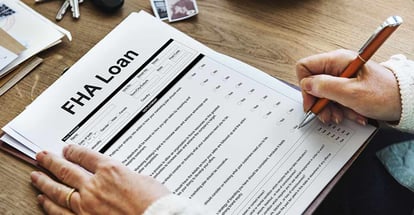 FHA Loan Application Document with Questionnaire