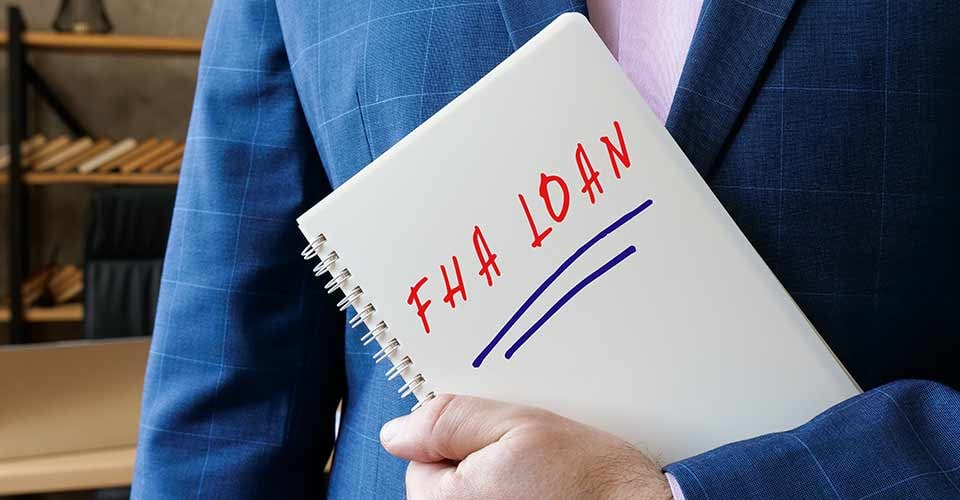 FHA Loan written on the piece of paper