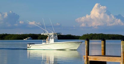 Fishing boat at Islamorada in the Florida Keys