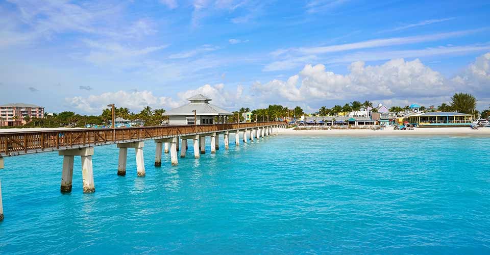 Fort Myers Pier beach in Lee County Florida