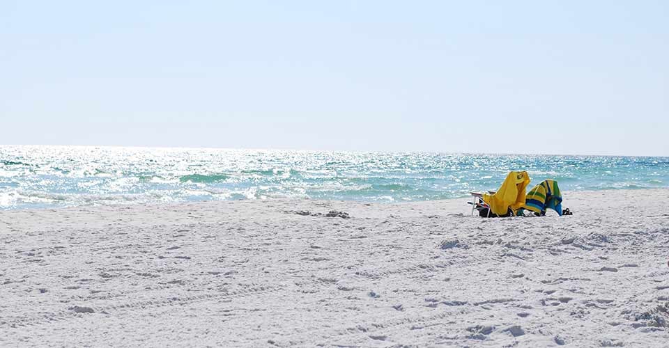 Gulf of Mexico at Okaloosa Island in Florida