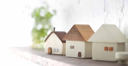 House model made of wood