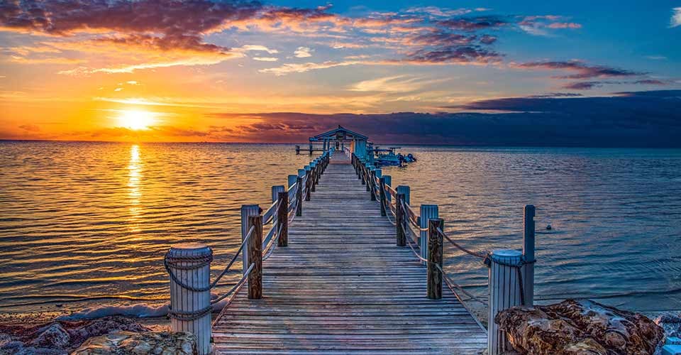 Islamorada-Florida-Keys-Dock-Pier-Sunrise