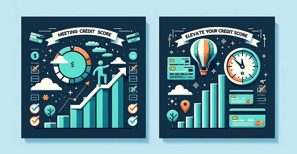 Journey of reaching credit scores milestones