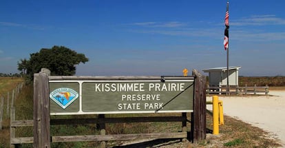 Kissimmee Prairie Preserve State Park Entrance Florida