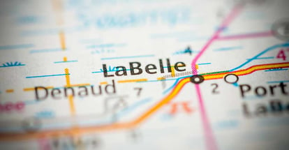 LaBelle Florida on a Map