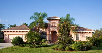 Large tropical beach house in Florida