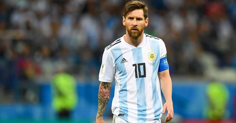 Lionel Messi of Argentina