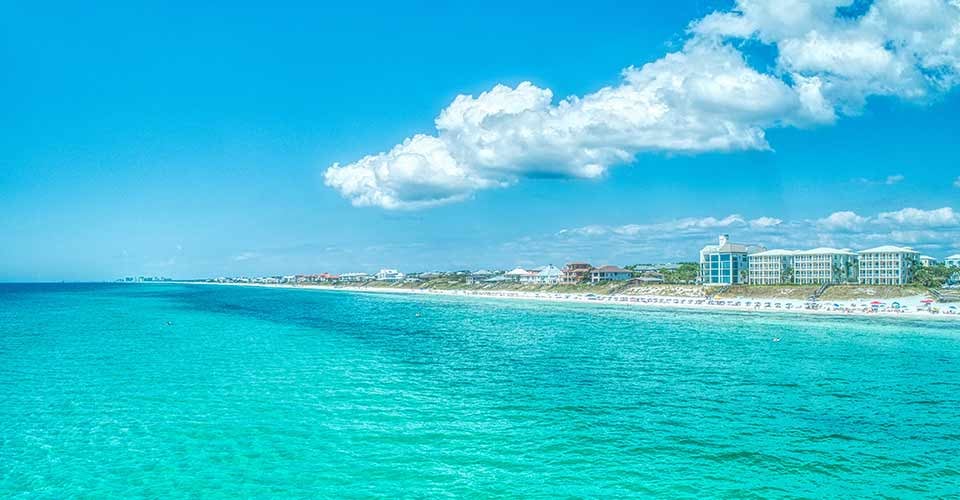 Low Altitude off of the Coast of Santa Rosa Beach Florida