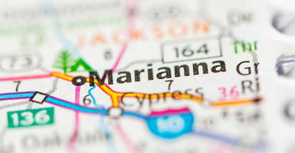 Marianna Florida on a Map