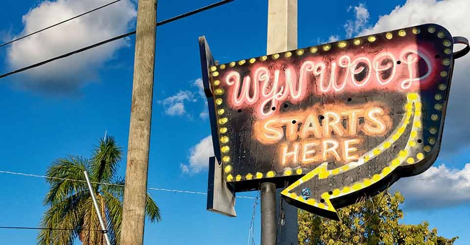 Neighborhood Wynwood in Miami