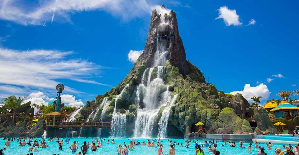 New aquapark Volcano Bay Universal in Orlando Florida