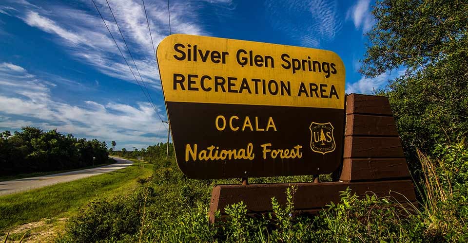 Ocala Silver Glen Springs Sign