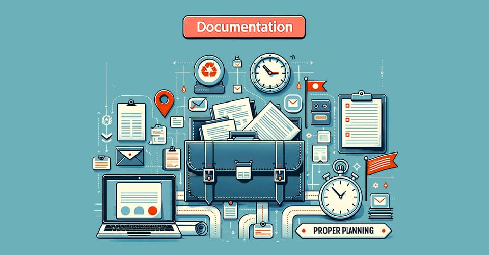 Organization and planned approach to handling documentation