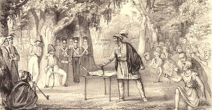 Osceola Mode of Signing a Treaty