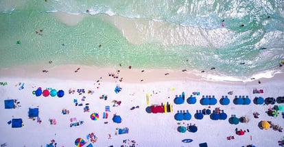 Overhead Santa Rosa Beach Florida