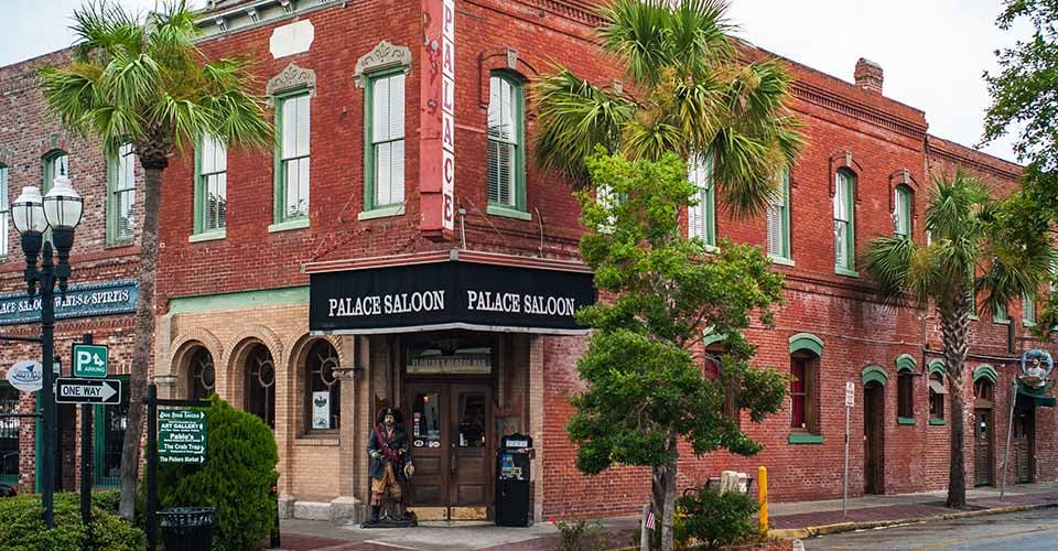 Palace Saloon in the Famous Prescott Building in Fernandina Beach on Amelia Island