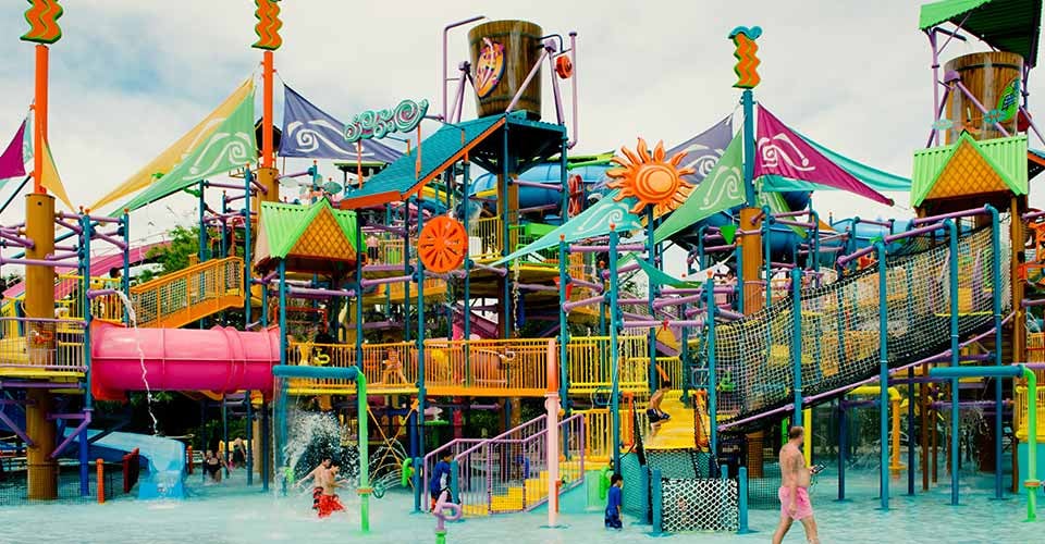 Popular aquapark of Aquatica water town in Orlando Florida