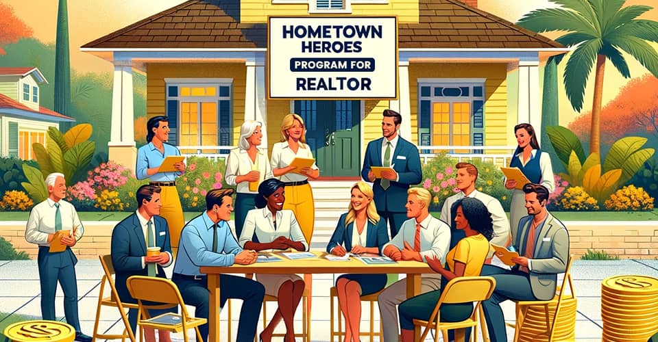 Realtors engaging in conversation about making money with Hometown Heroes Program