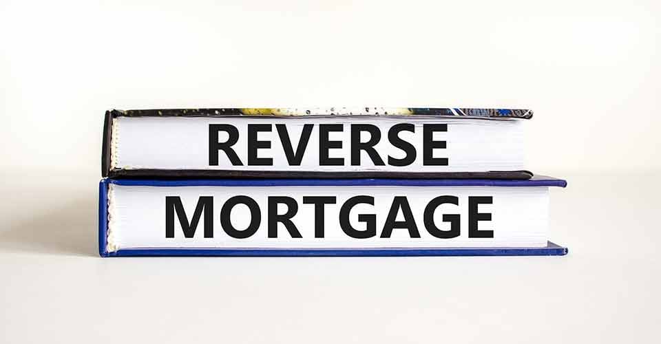 Reverse mortgage words on books